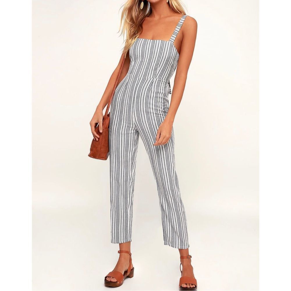 Amuse Society Lookout Tie Back Jumpsuit
